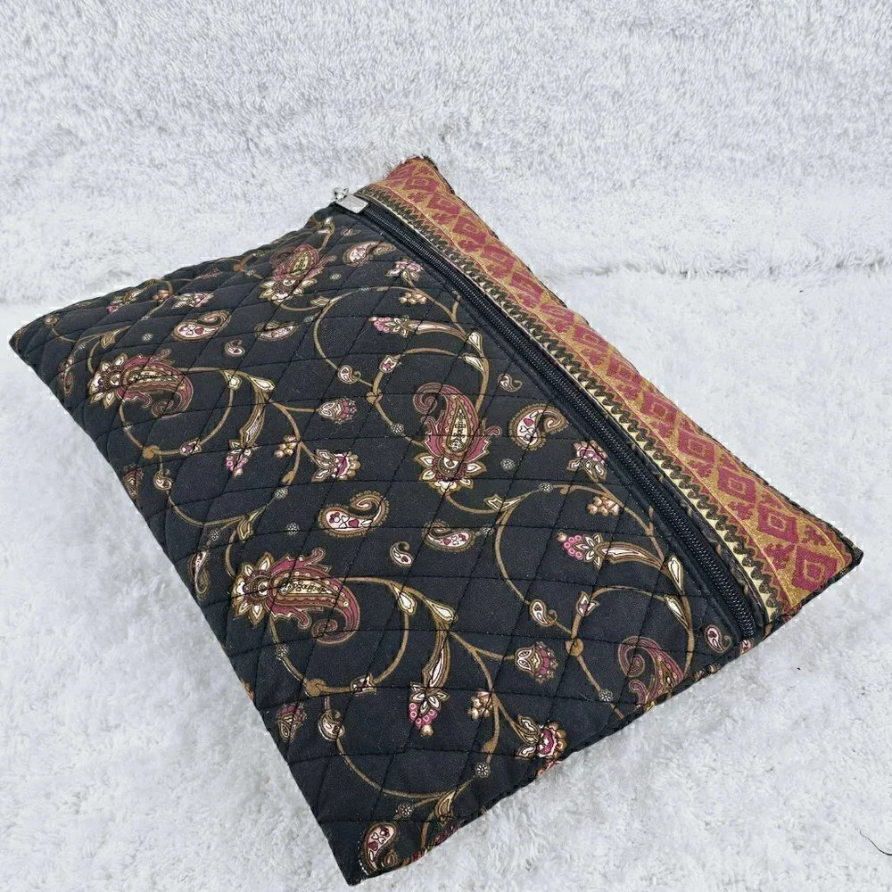 Americana by Sharif Quilted Large Cosmetic Bag